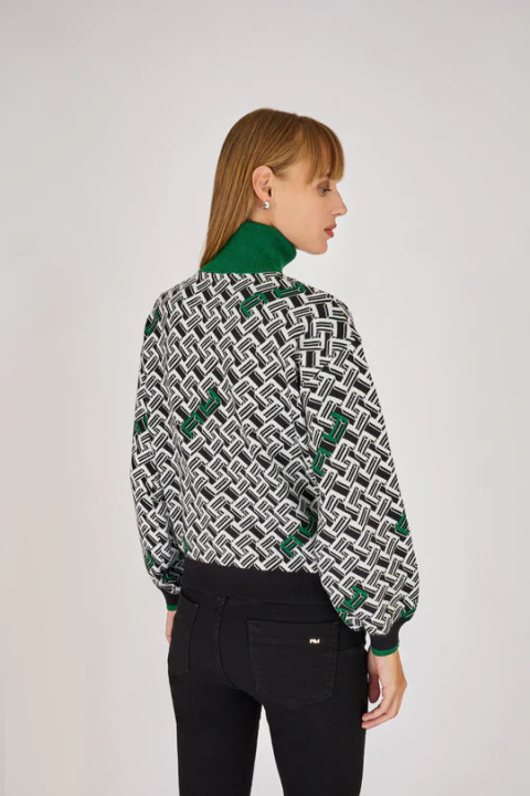 Artigli Sweater AM37008 NERO/VERDE Artigli Sweater AM37008 NERO/VERDE