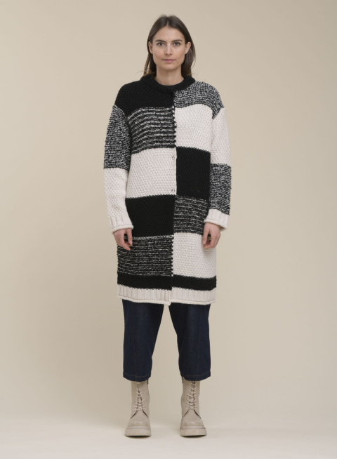 Humility Sweater HG-GP-ULEX BLANC/NOIR Humility Sweater HG-GP-ULEX BLANC/NOIR