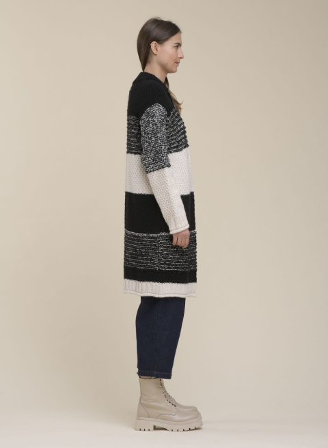 Humility Sweater HG-GP-ULEX BLANC/NOIR Humility Sweater HG-GP-ULEX BLANC/NOIR