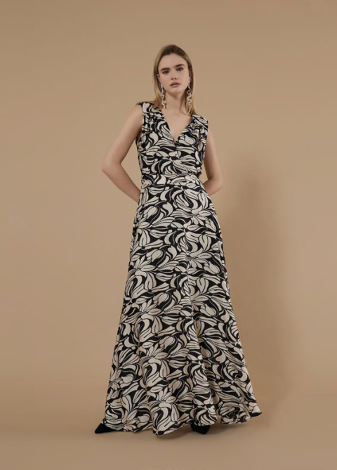 Artigli dress AA37163 AVORIO/NERO