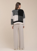 Humility Sweater HG-PU-ULFA BLANC / NOIR