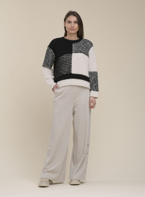 Humility Sweater HG-PU-ULFA BLANC / NOIR