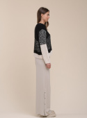 Humility Sweter HG-PU-ULFA BLANC / NOIR