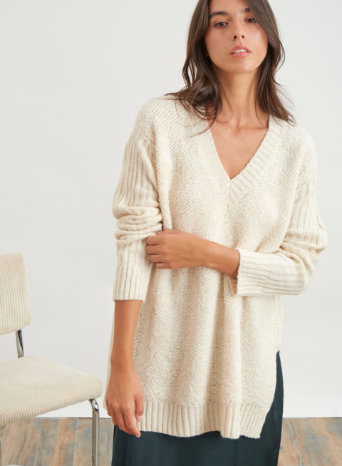 Humility Sweater HG-PU-UVA ECRU Humility Sweater HG-PU-UVA ECRU