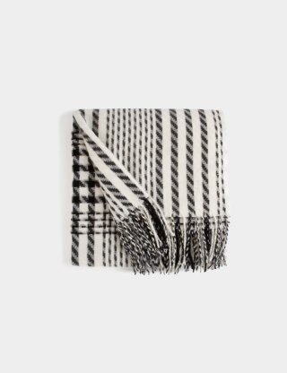 Morgan Scarf 5PPUCE NOIR/ECRU