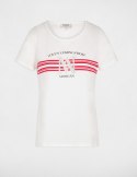 Morgan Bluzka DONNA OFF WHITE/FUSH