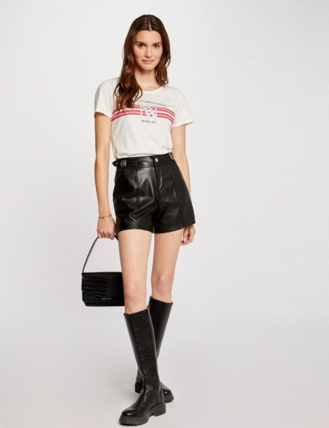 Morgan Bluzka DONNA OFF WHITE/FUSH Morgan Bluzka DONNA OFF WHITE/FUSH
