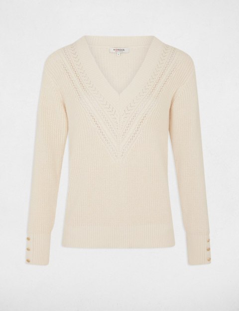 Morgan Sweater MANOU IVOIRE Morgan Sweater MANOU IVOIRE