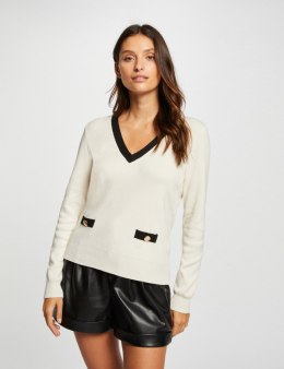 Morgan Sweater MAVI IVOIRE/NOIR