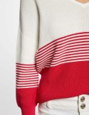 Morgan Sweater MFILI FUHSIA/OFF WHITE