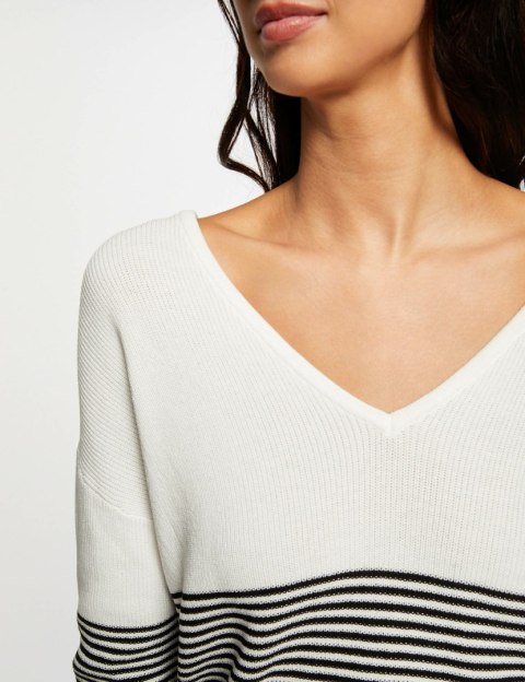 Morgan Sweater MFILI NOIR/OFF WHITE Morgan Sweater MFILI NOIR/OFF WHITE