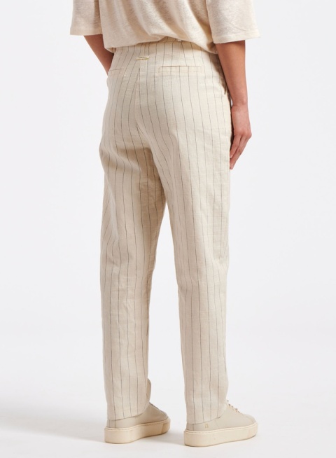 Humility Pants HH-PA-BART ECRU/NOIR