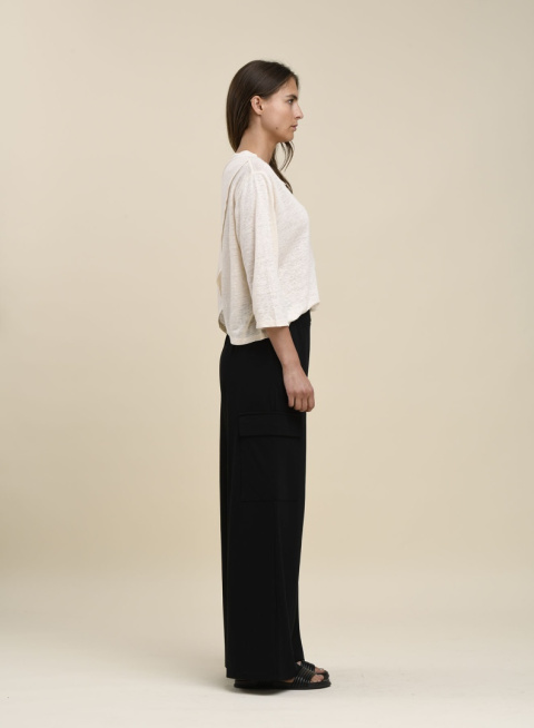 Humility Pants HH-PA-BLOOM NOIR Humility Pants HH-PA-BLOOM NOIR