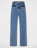 Morgan Pants PWIDE JEAN DBL STONE