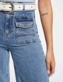 Morgan Pants PWIDE JEAN DBL STONE