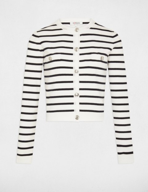 Morgan Sweter MARJORI OFF WHITE/MAR Morgan Sweter MARJORI OFF WHITE/MAR