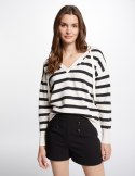 Morgan Sweater MBALLON IVOIRE/MARIN Morgan Sweater MBALLON IVOIRE/MARIN