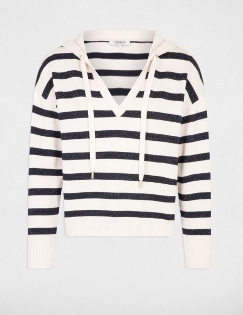 Morgan Sweater MBALLON IVOIRE/MARIN Morgan Sweater MBALLON IVOIRE/MARIN