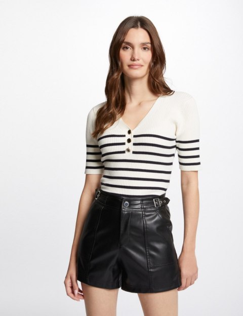 Morgan Sweter MORGA OFF WHITE/MARIN Morgan Sweter MORGA OFF WHITE/MARIN