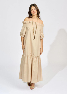 Lauren Vidal Dress LVROC SAND