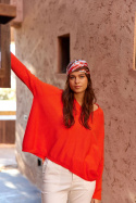 Lauren Vidal Sweter LVLIA ORANGE