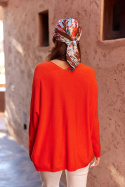 Lauren Vidal Sweter LVLIA ORANGE