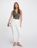 Morgan Spodnie PRATY OFF WHITE