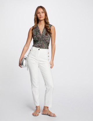 Morgan Spodnie PRATY OFF WHITE
