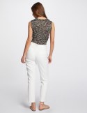 Morgan Spodnie PRATY OFF WHITE