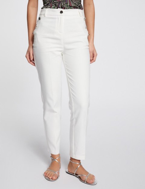 Morgan Spodnie PRATY OFF WHITE