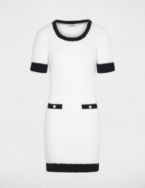 Morgan Sukienka RMACHA OFF WHITE/NOIR Morgan Sukienka RMACHA OFF WHITE/NOIR