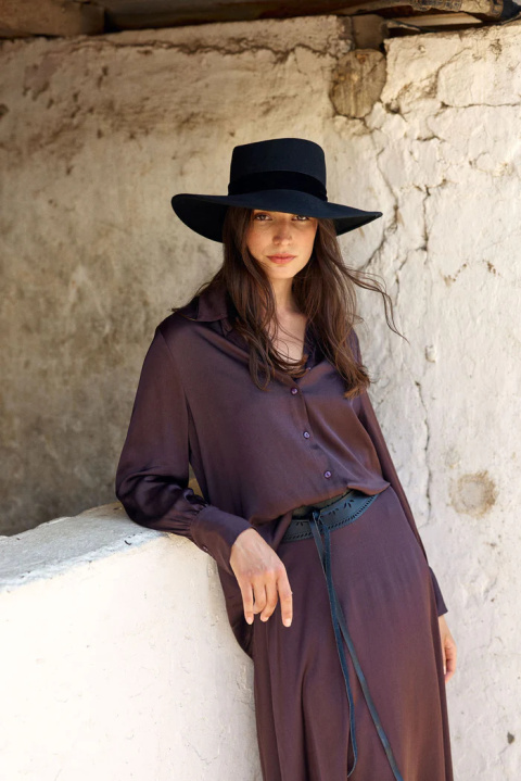 Lauren Vidal Skirt LVCOME RAISIN Lauren Vidal Skirt LVCOME RAISIN