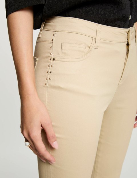 Morgan Spodnie PFRASHI BEIGE Morgan Spodnie PFRASHI BEIGE