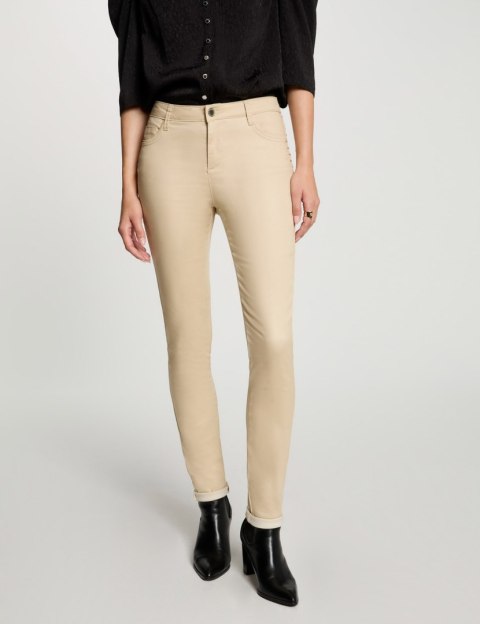 Morgan Spodnie PFRASHI BEIGE Morgan Spodnie PFRASHI BEIGE