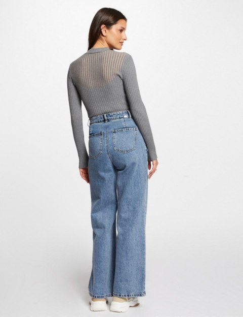 Morgan Sweter MANDRIN GRIS Morgan Sweter MANDRIN GRIS