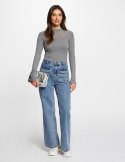 Morgan Sweter MANDRIN GRIS Morgan Sweter MANDRIN GRIS