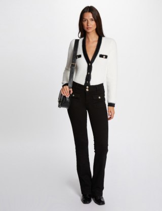 Morgan Sweter MOGUIN OFF WHITE/NOIR