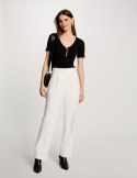 Morgan Pants PCART.F OFF WHITE