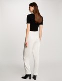 Morgan Pants PCART.F OFF WHITE