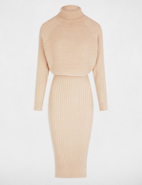 Morgan Dress RMORINE BEIGE CHINE Morgan Dress RMORINE BEIGE CHINE