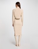 Morgan Dress RMORINE BEIGE CHINE
