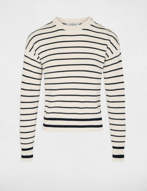 Morgan Sweater MARINO IVOIRE/MARINE Morgan Sweater MARINO IVOIRE/MARINE