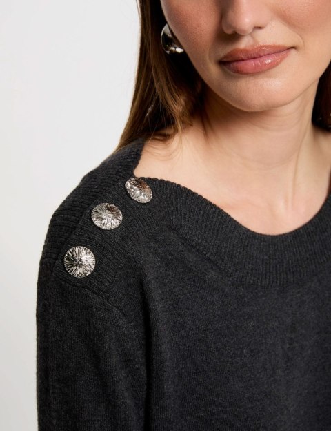 Morgan Sweter MCHOU GRIS ANTHRACIT Morgan Sweter MCHOU GRIS ANTHRACIT