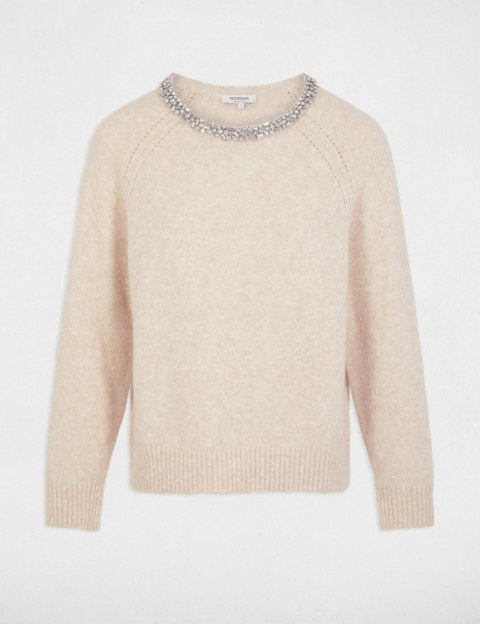 Morgan Sweter MPERLE BEIGE Morgan Sweter MPERLE BEIGE