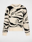 Morgan Sweter MZOU BEIGE/NOIR Morgan Sweter MZOU BEIGE/NOIR