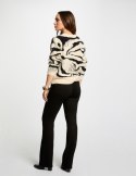 Morgan Sweter MZOU BEIGE/NOIR Morgan Sweter MZOU BEIGE/NOIR
