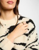 Morgan Sweter MZOU BEIGE/NOIR Morgan Sweter MZOU BEIGE/NOIR