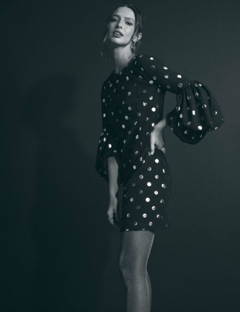Morgan Dress RLINI.F NOIR/GOLD Morgan Dress RLINI.F NOIR/GOLD