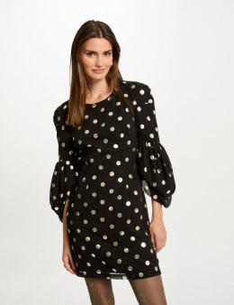 Morgan Dress RLINI.F NOIR/GOLD