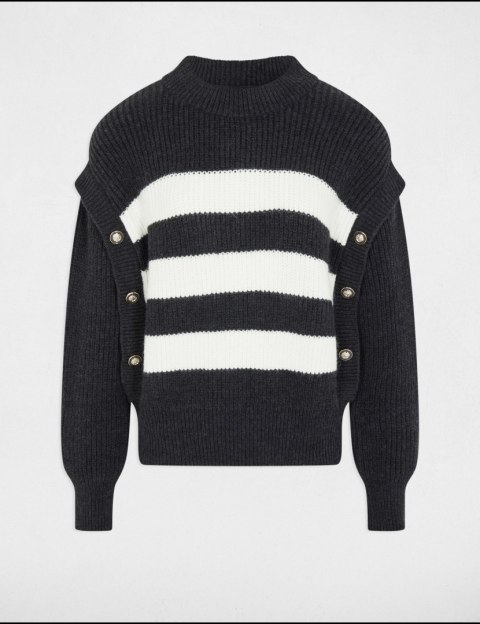 Morgan Sweater MCHARLY GRIS ANT/OFF WHITE Morgan Sweater MCHARLY GRIS ANT/OFF WHITE
